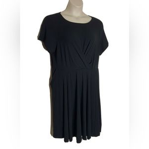 TORRID Black Studio Knit Short Sleeve Skater Dress Size Torrid 3